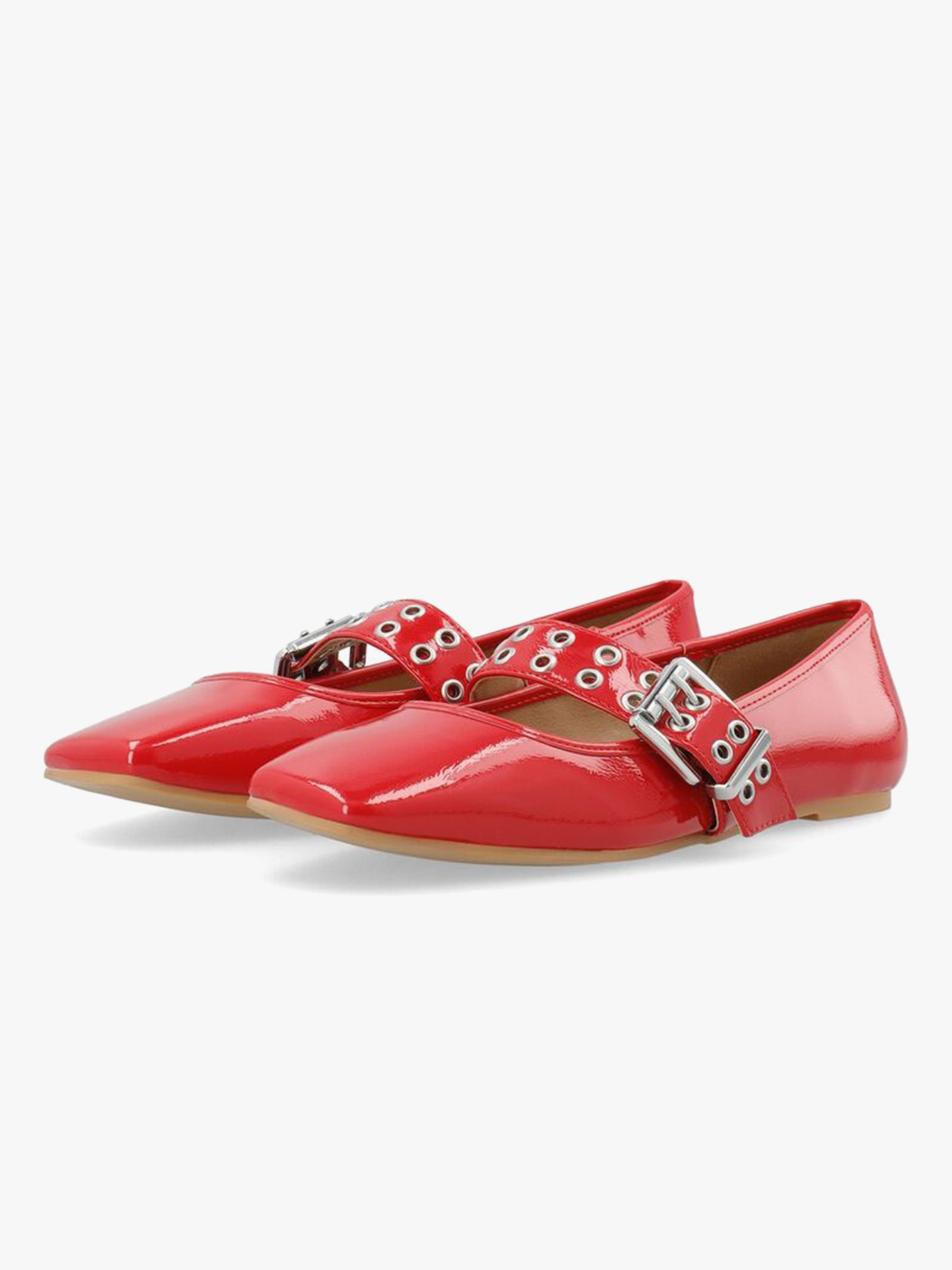 Rose Karré Mary Jane Flat Faux Leather
