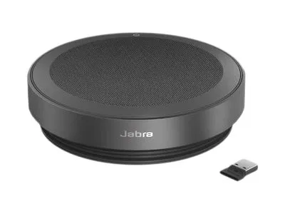 Jabra Speak2 75 UC - Konferencetelefon håndfri - Bluetooth - trådløs, kablet - USB-A, USB-C - mørkegrå - Certified for Zoom Rooms, Zoom Certified, Alcatel-Lucent Certified, Avaya Certified, Cisco Webex Certified, Unify Certified, MFi Certified, Googl