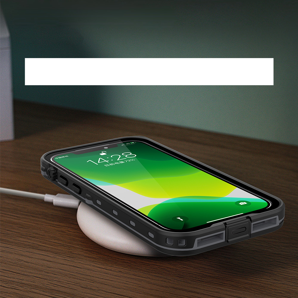 iPhone 12 Pro Wasserfeste Outdoor Schutz Hülle (IP68) - Schwarz