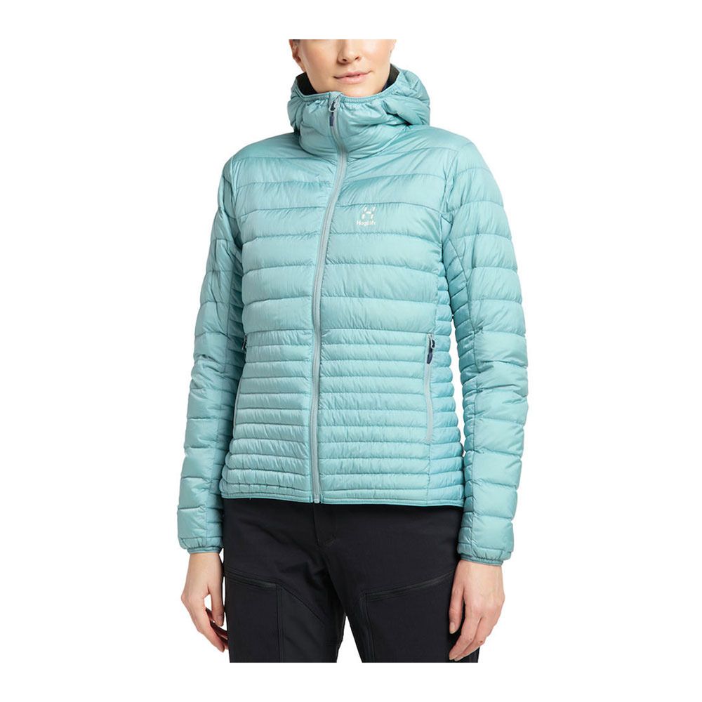 Haglöfs MICRO NORDIC DOWN HOOD - Doudoune Femme frost blue