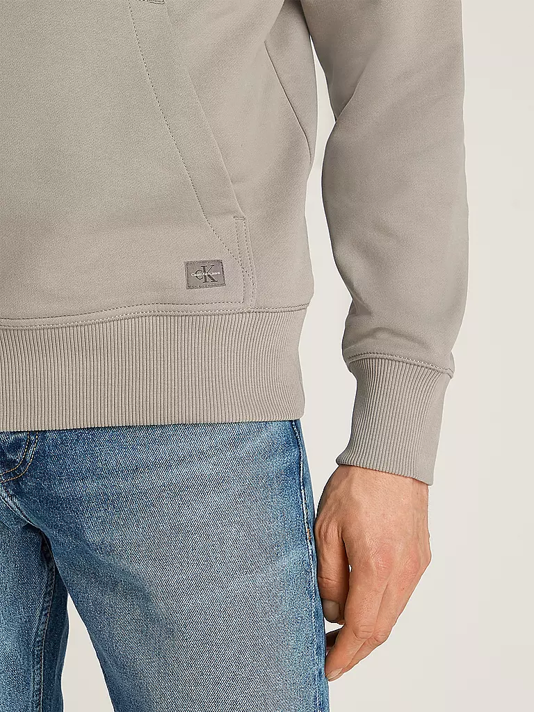 CALVIN KLEIN JEANS Kapuzensweater  - Hoodie grau
