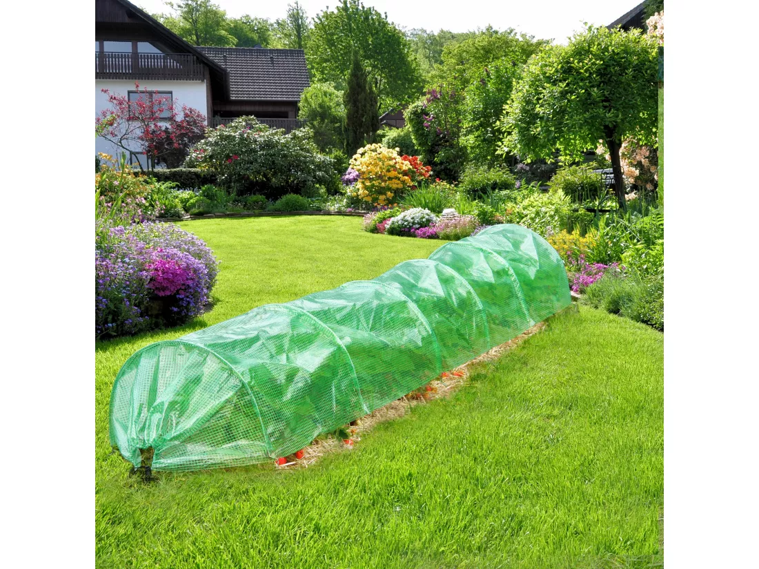 2x Serre de jardin tunnel de culture abri de plantes légumes fruits ECD Germany