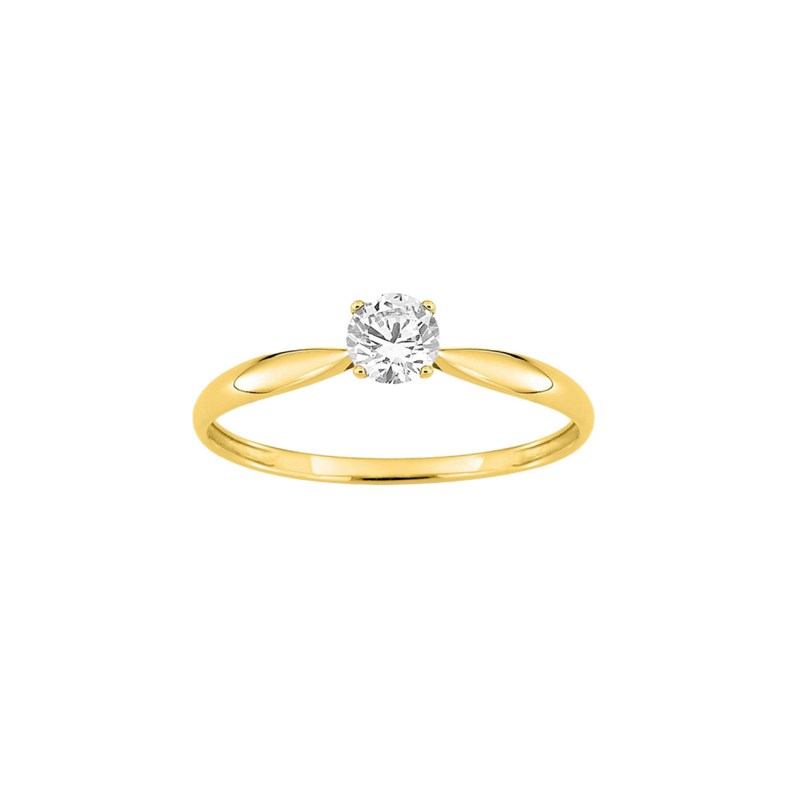Bague Femme - Oxyde de zirconium - Or 18 Carats