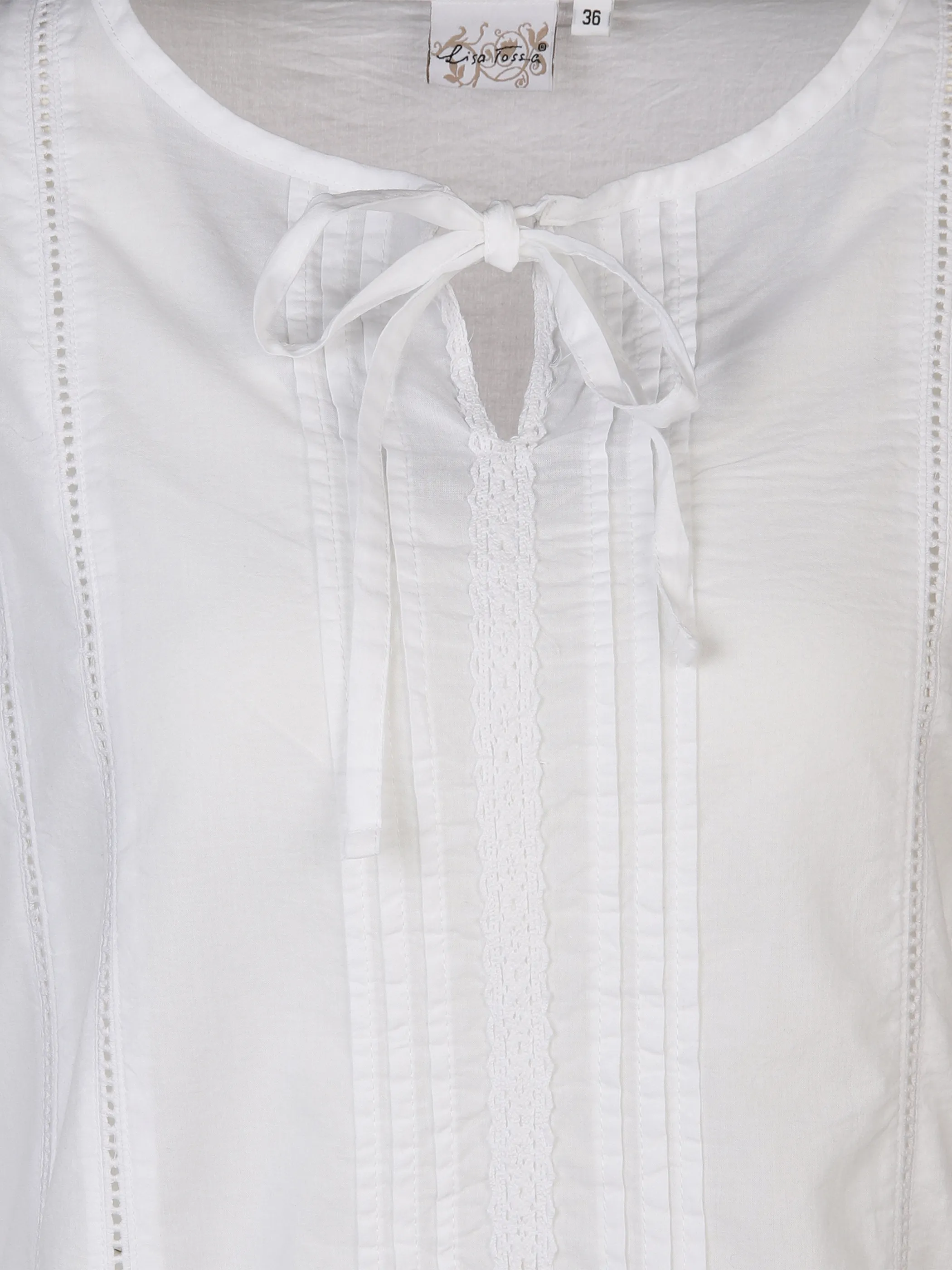 Damen Kleid mit Lochspitze