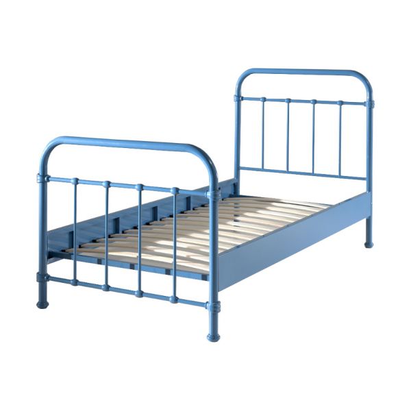 Vipack New York Bed Metaal Geel 90 x 200 cm