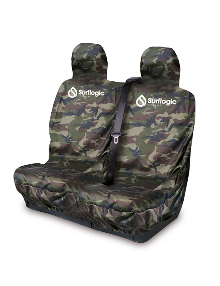 Surflogic Car seat double - Protection pour siège auto avant double Black