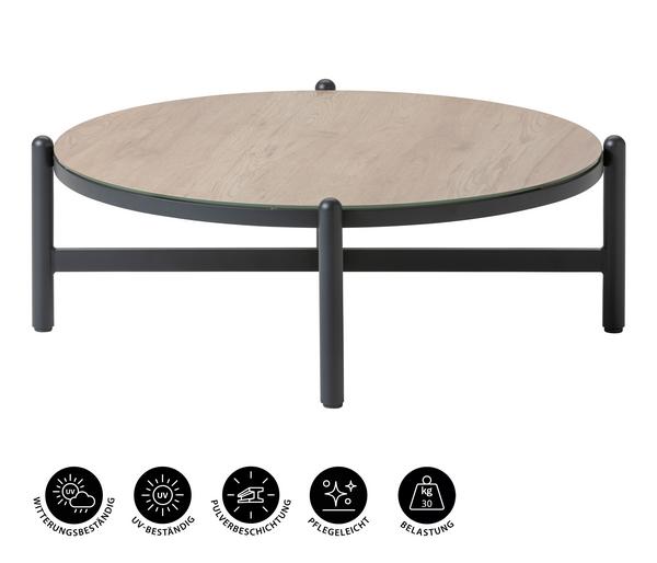 Dehner Tisch St-Etienne, ca. Ø98/H36 cm