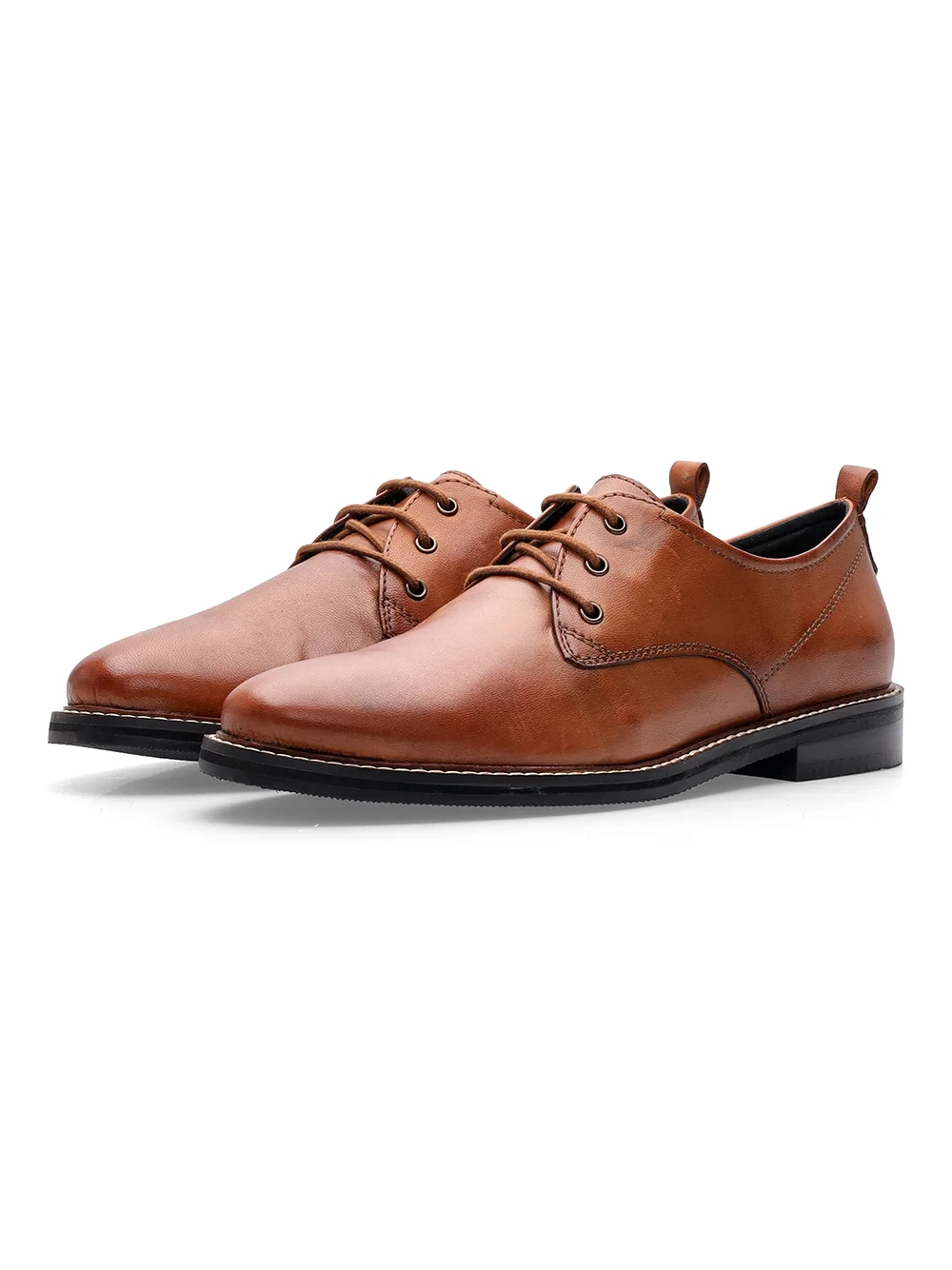 Schnürschuh Kent cognac