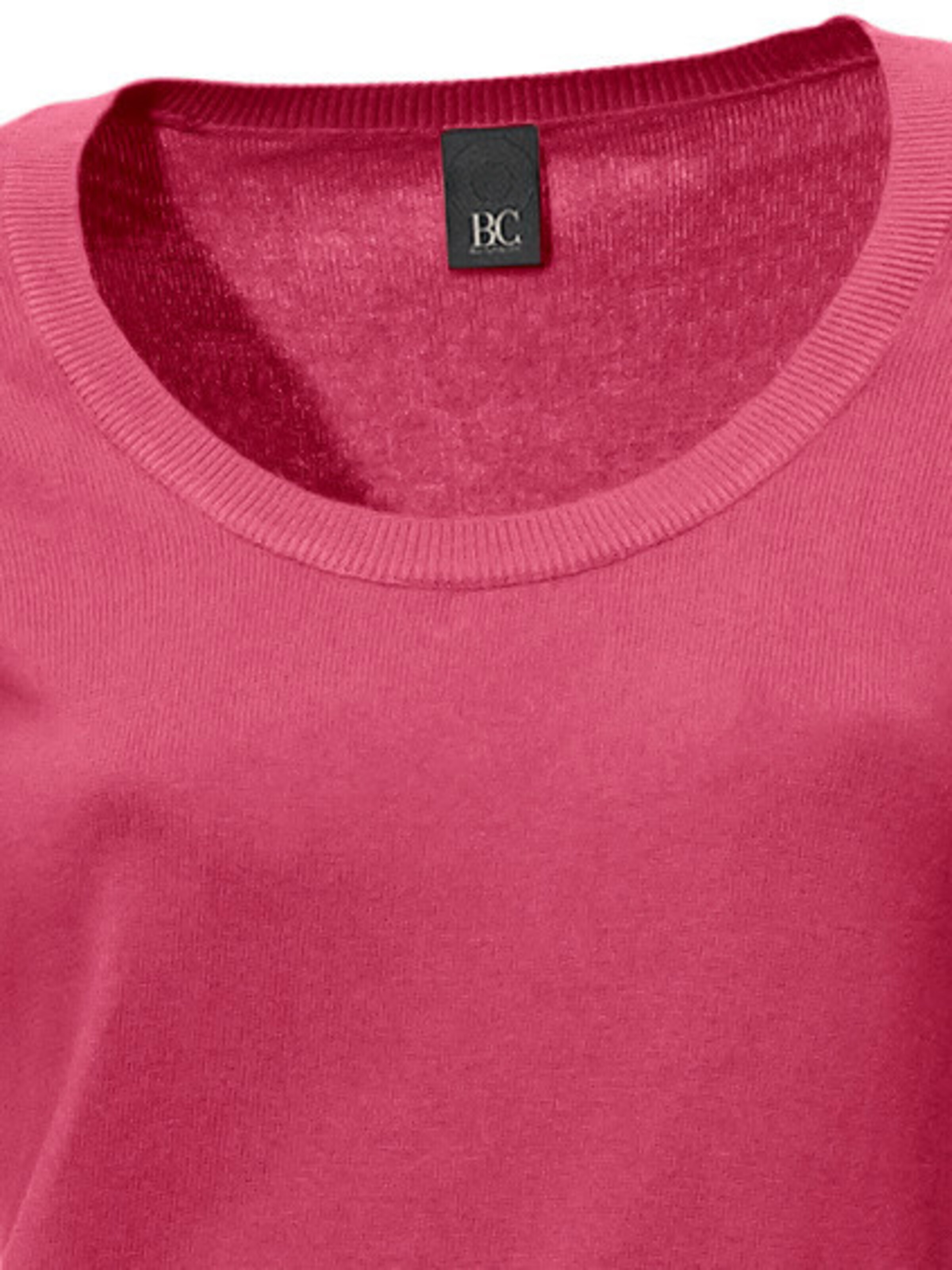 heine Rundhals-Pullover in pink