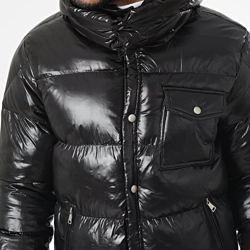 Doudoune Capuche Noir