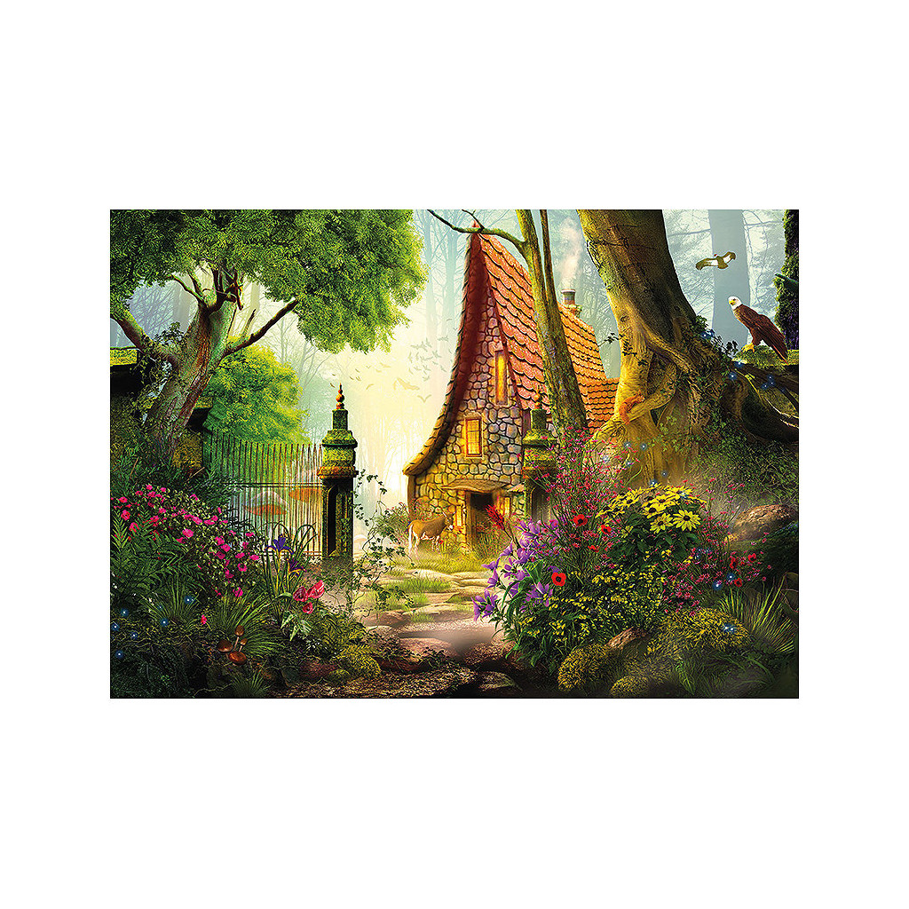 Puzzle Maison dans la Clairière - 1000 pièces