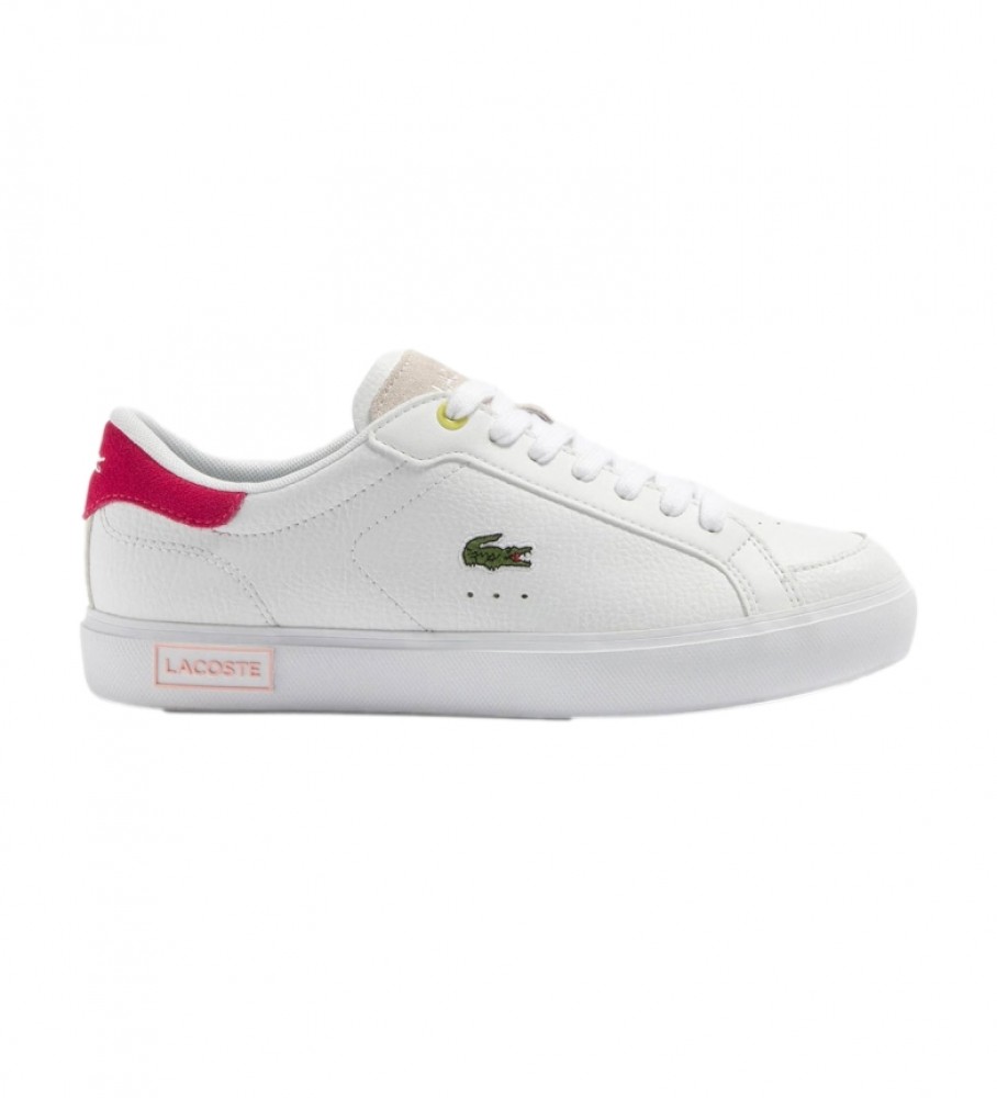 Tênis Lacoste Powercourt de couro, branco