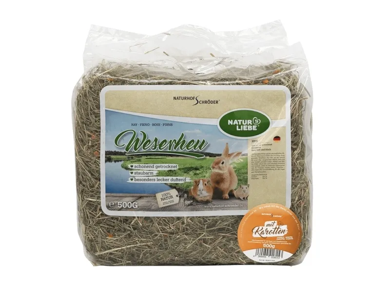 Naturhof Weserhø med gulerod (500g)