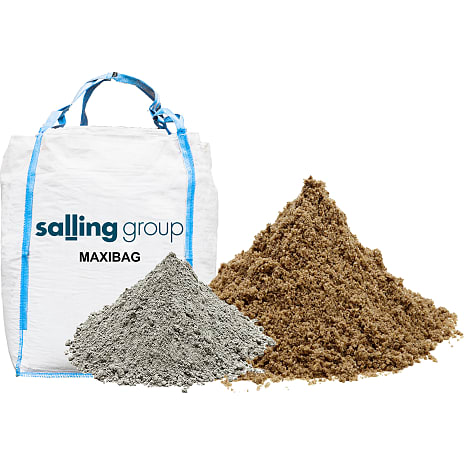Cement/støbesand bigbag til 0,9 m3 beton