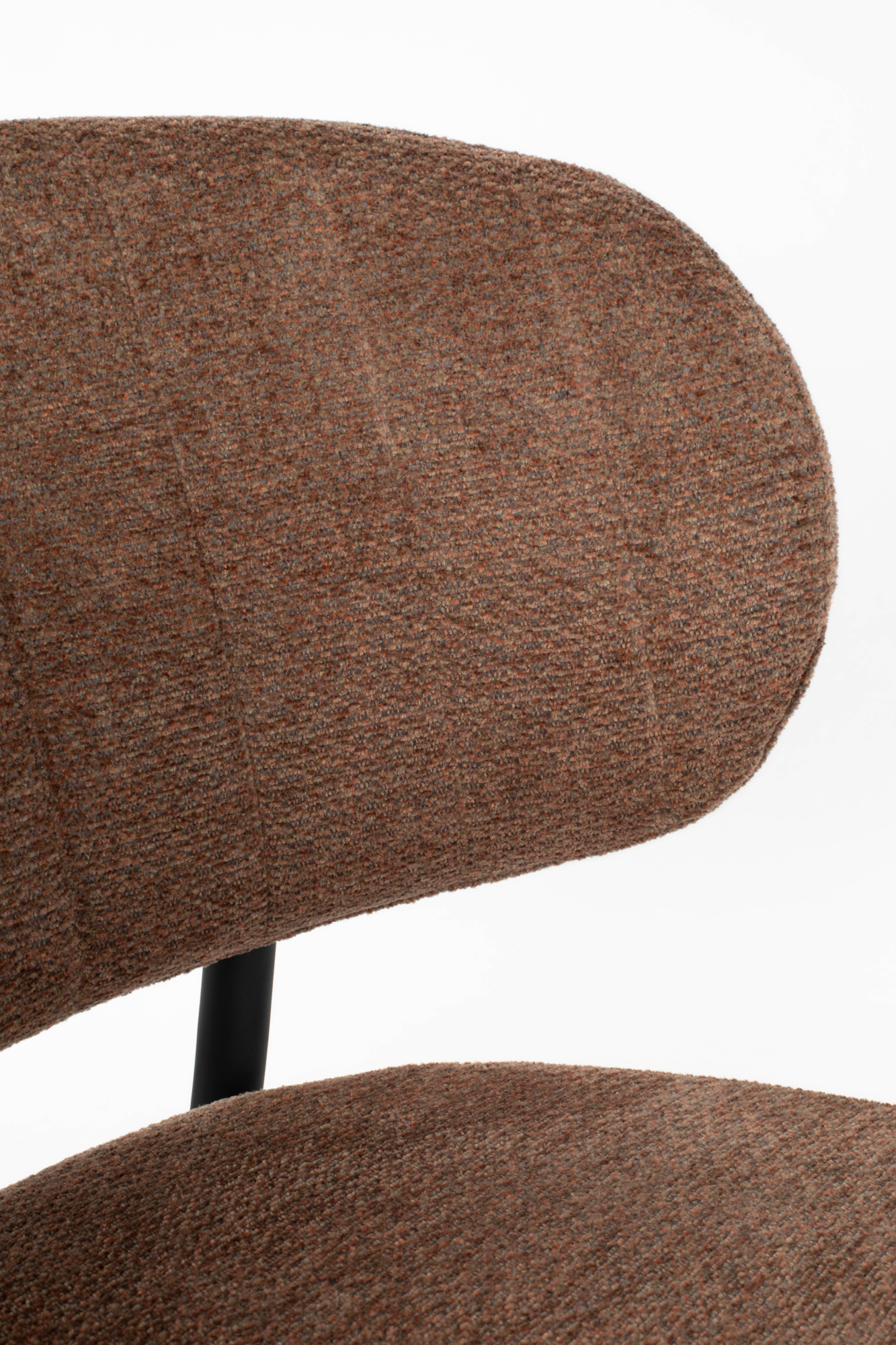 Fauteuil Sanne oranje grijs
