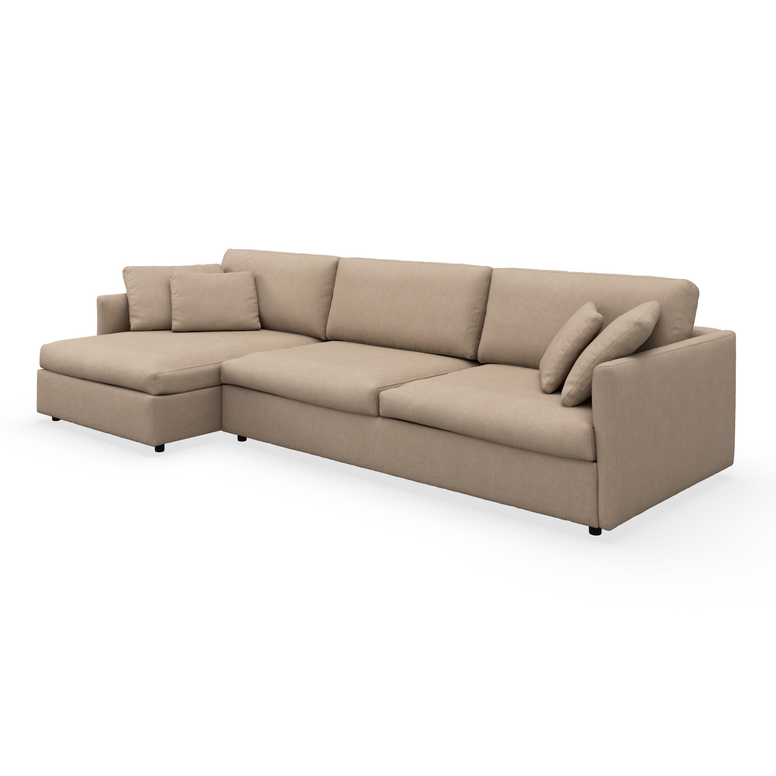 Angolo venstrevendt sofa med chaiselong