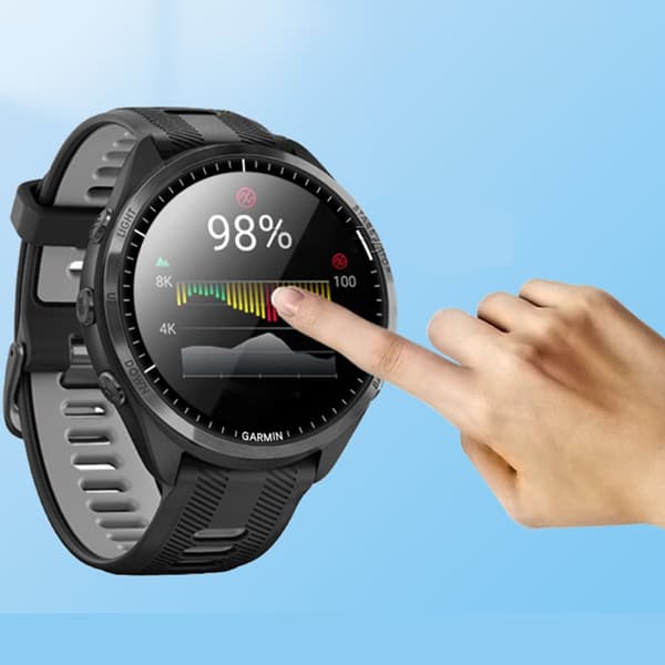 INF Mykt deksel for Garmin Forerunner 965 Gjennomsiktig