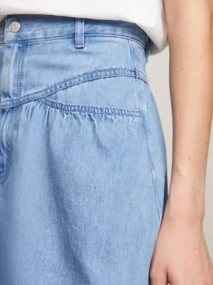 Minissaia jeans chambray