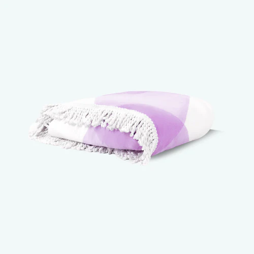 Serviette ronde Atoll Ari violet