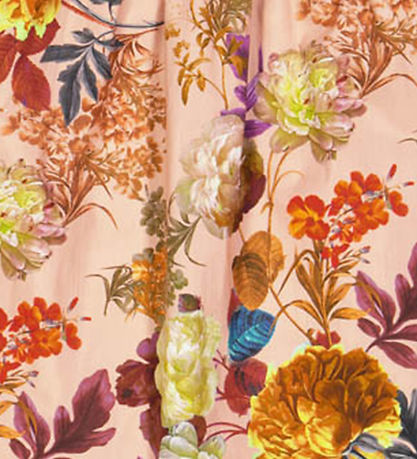 Christina Rohde Kleid - Dusty Rose m. Blumen