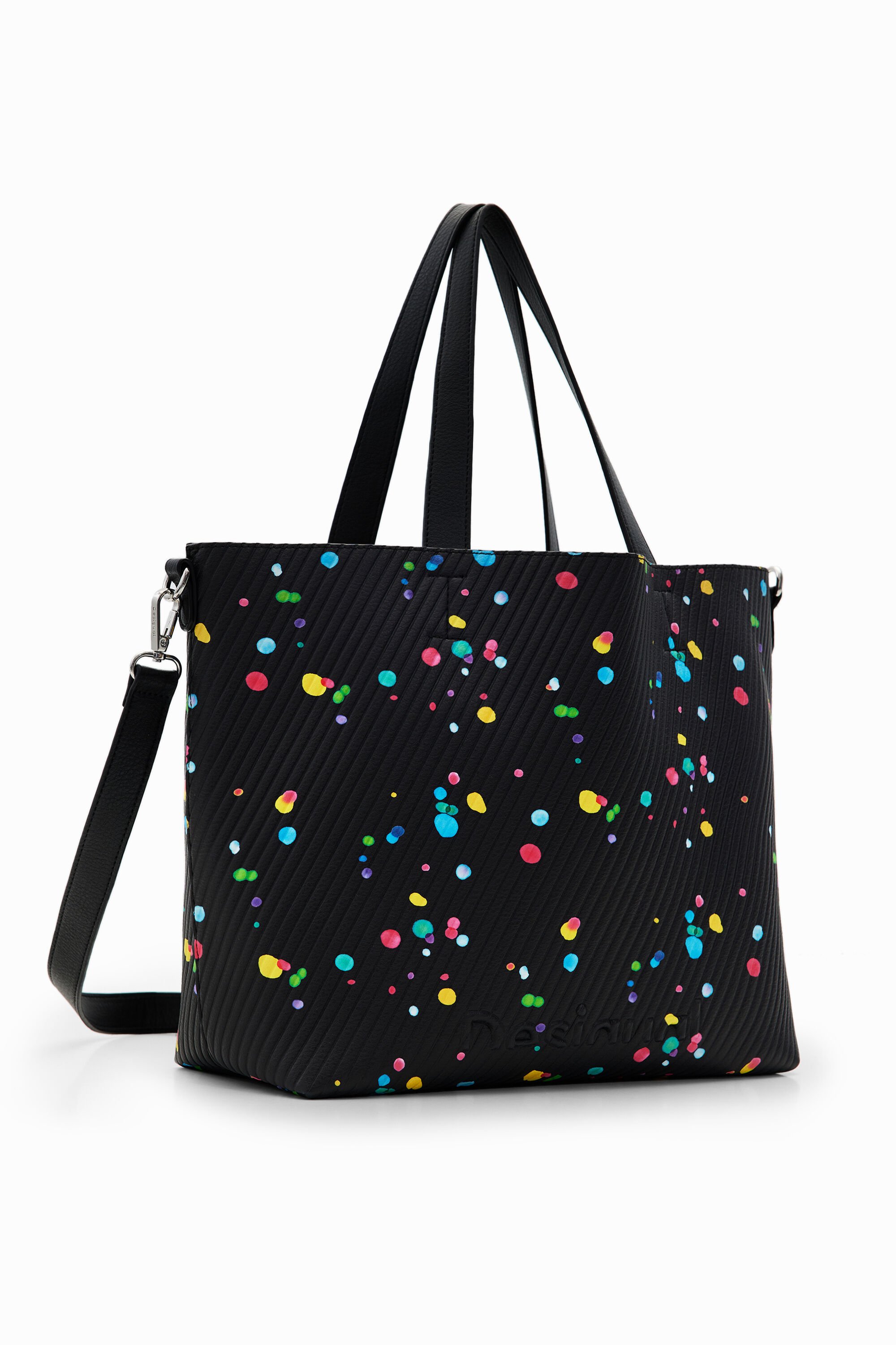 Grand sac shopping gouttes réversible