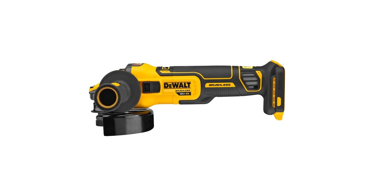 DEWALTDCG409NT-XJ FLEXVOLT Advantage Accu haakse slijper, 18 Volt  (Geel/zwart, Incl. T STAK-Box II, Accu en oplader niet inbegrepen)