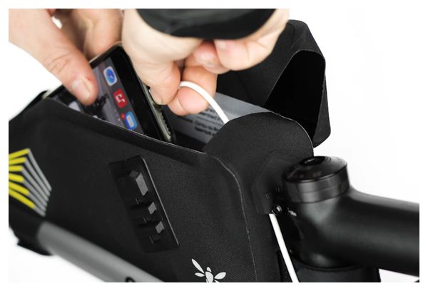 Sacoche de Cadre Apidura Racing Top Tube Pack 1L Noir