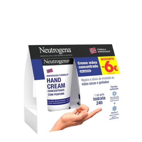 Neutrogena Creme Mãos Concentrado Com Perfume 2x50ml Preço Especial