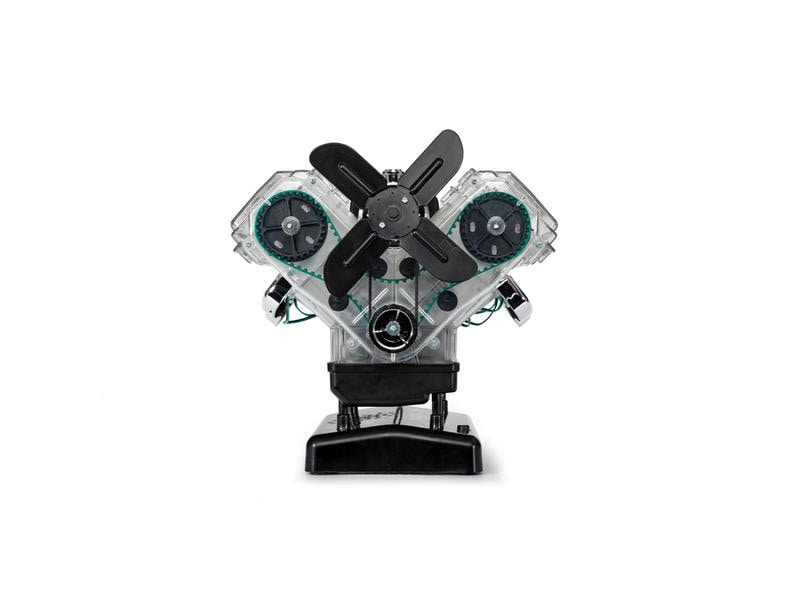 Franzis Bausatz V8 Motor 1:3, Deutsch/Englisch Technikbausatz V8-Motor
