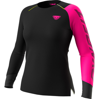 Dynafit DNA Langarmshirt Pink Glo Damen