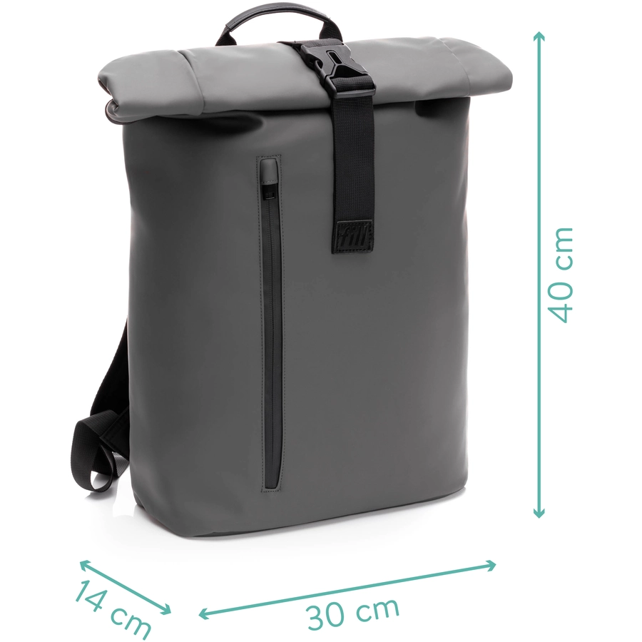 Fillikid Wickelrucksack Oslo grau