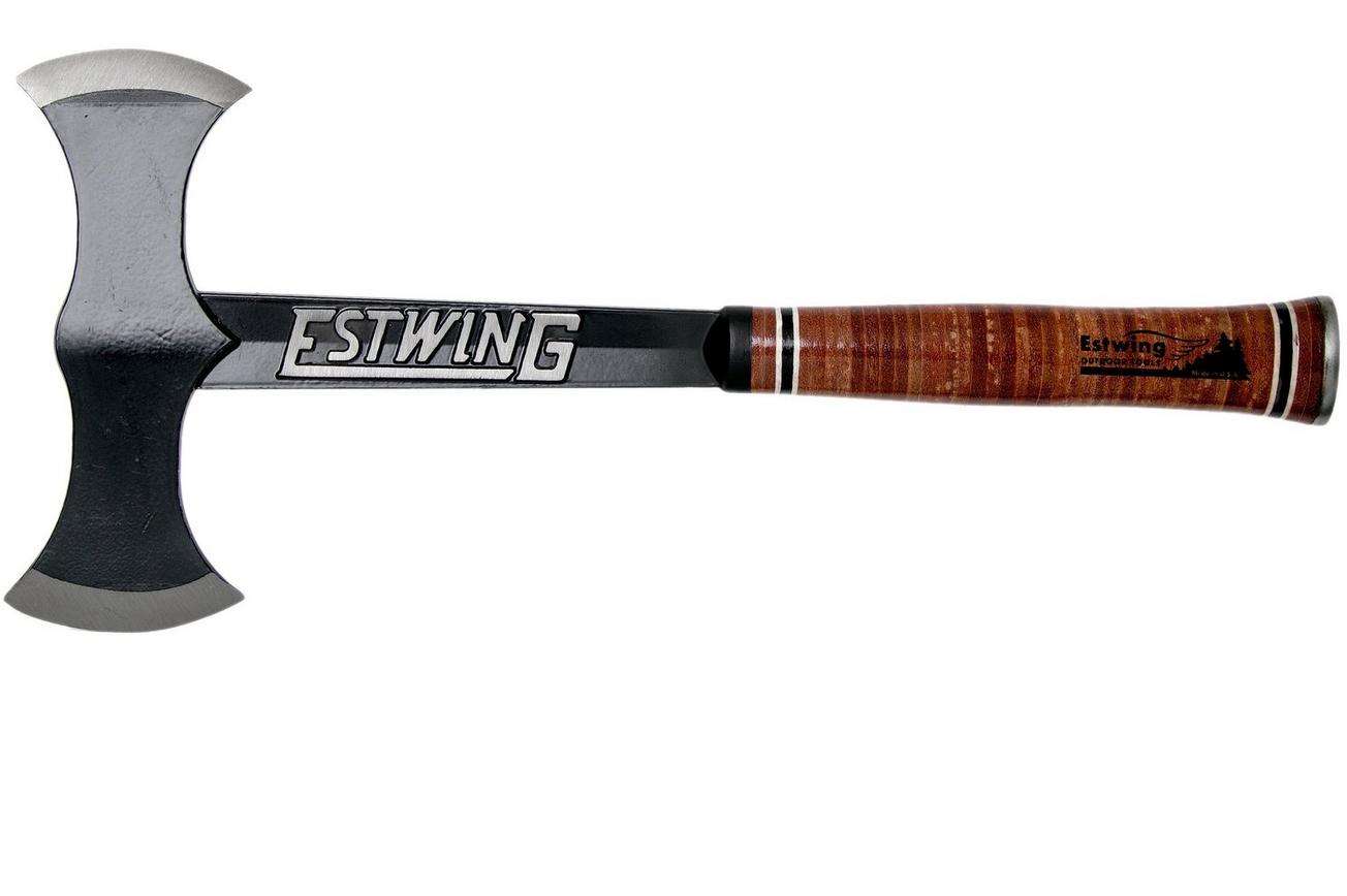 Estwing Black Eagle Leather Double Bit werpbijl EDBA