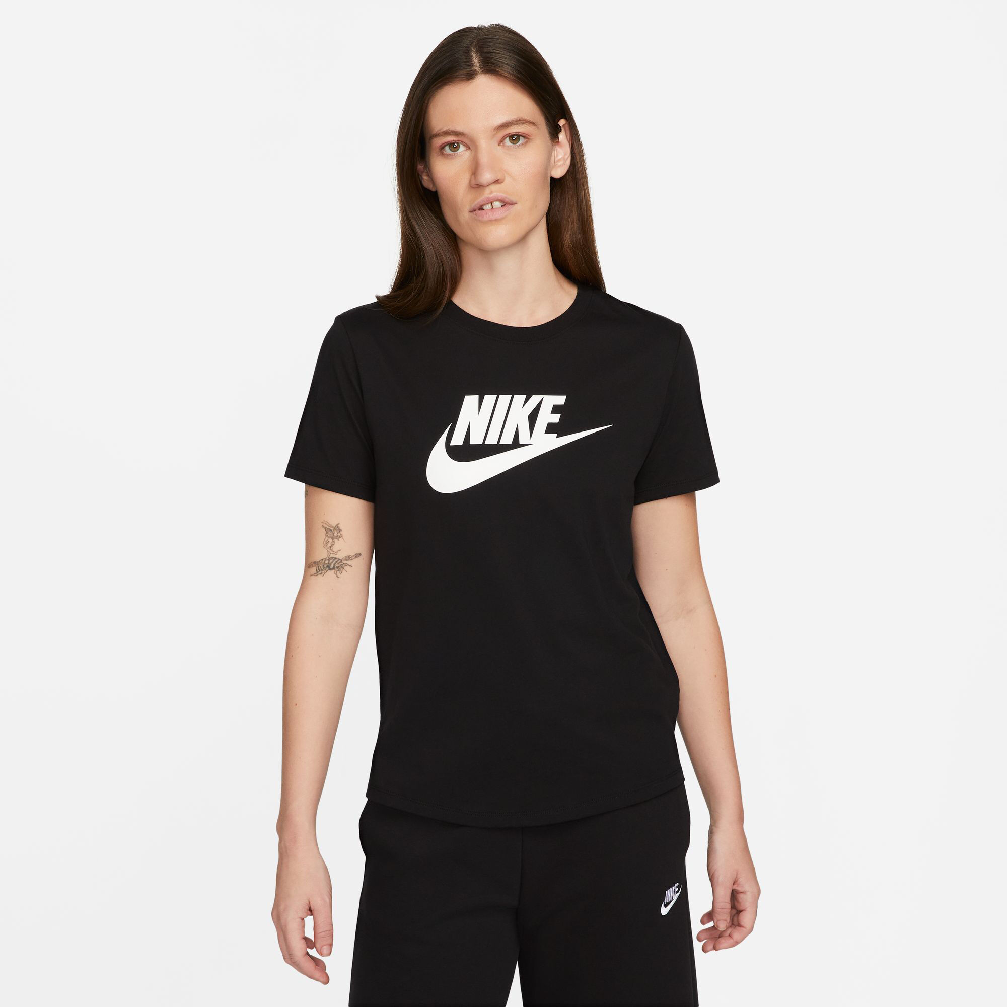 Nike New Sportswear Essential Icon Futura T-shirt Femmes - Noir