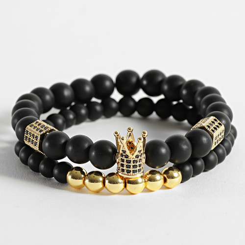 Bracelet Ran 38 Noir Doré