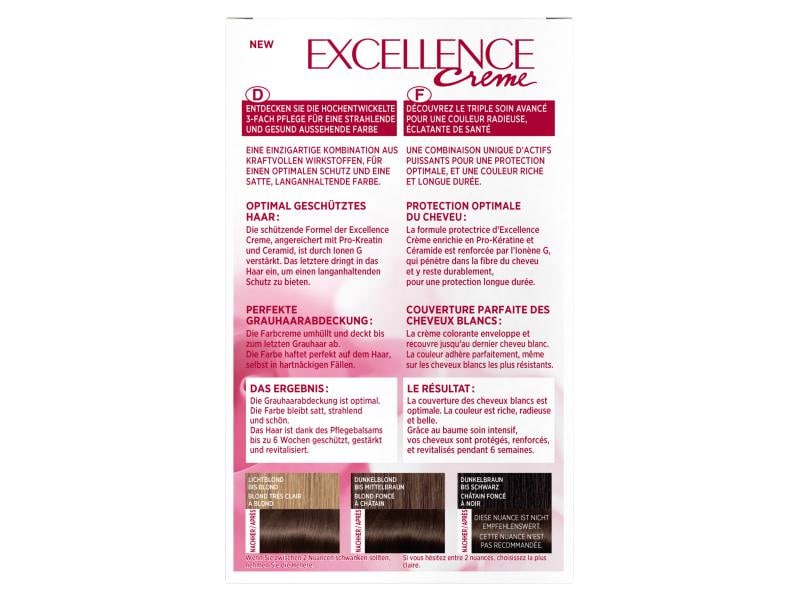 L'Oréal Paris Haarcoloration 5 Hellbraun 1 Stück 3-fach Pflege-Coloration