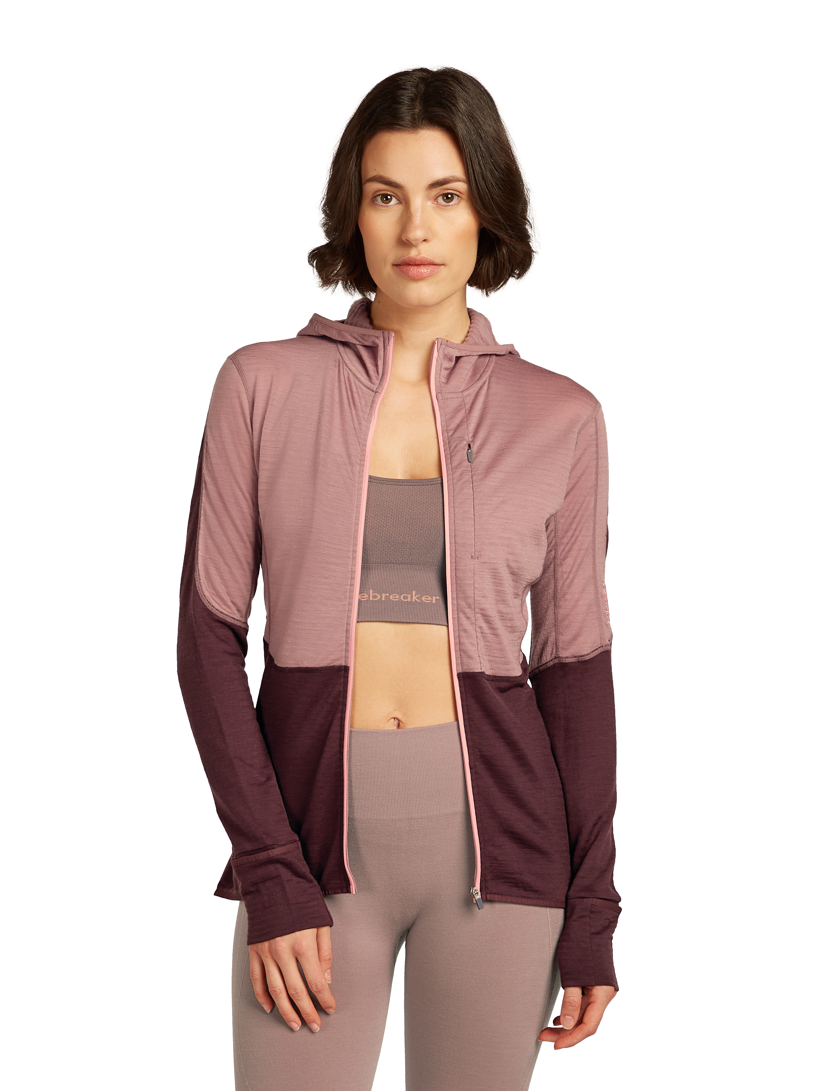 W Merino 200 Realfleece Descender LS Zip H