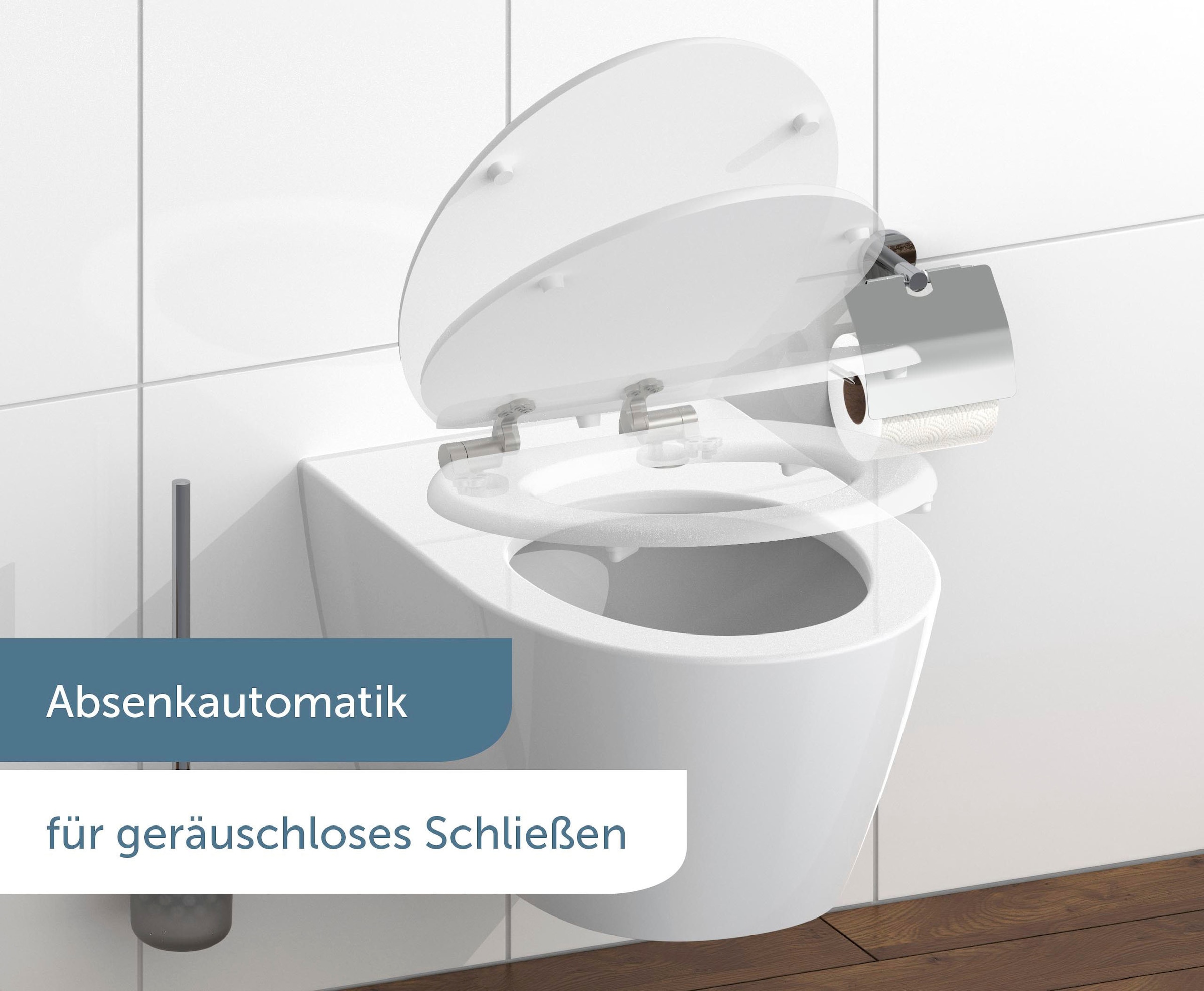 Schütte WC-Sitz »SPIRIT« mit Absenkautomatik und MDF-Holzkern
