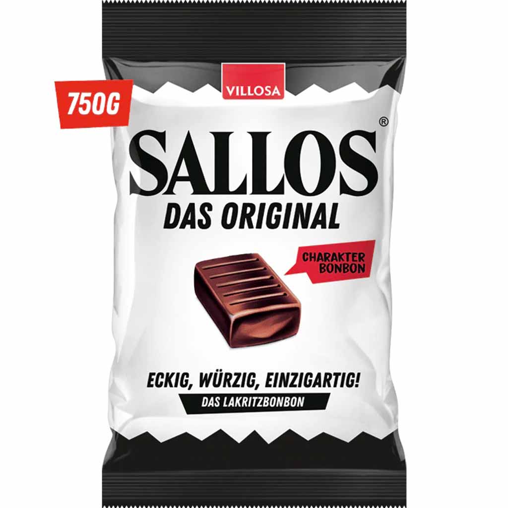 Villosa Sallos Lakritzbonbon Das Original 750g MHD:30.8.26