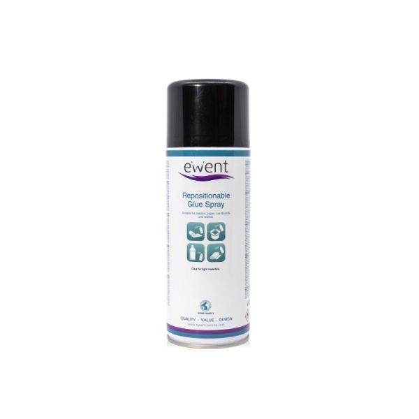 Ewent Spray de Cola Reposicionável 400ml - EW5625