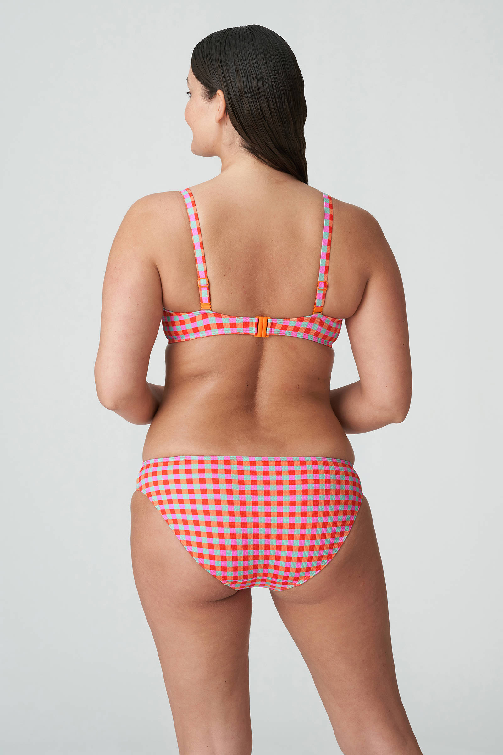 PrimaDonna bikinibroekje Marival rood/turquoise/oranje