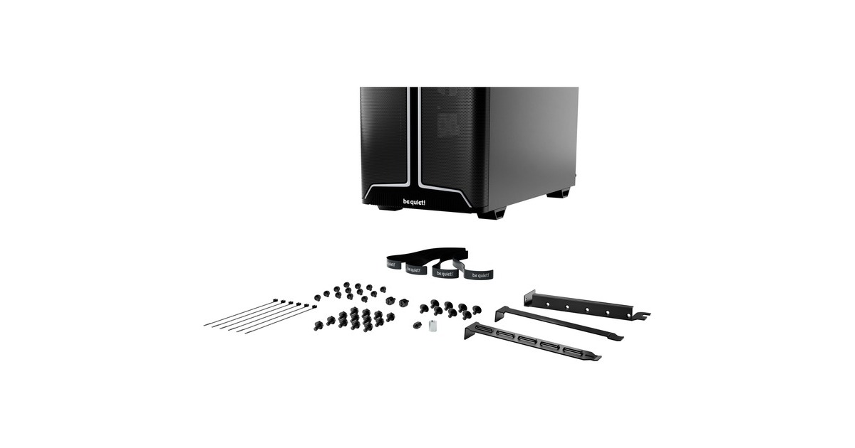 be quiet!PURE BASE 501 DX midi tower behuizing  (Zwart | 2x USB-A | 1x USB-C | RGB | Tempered Glass)