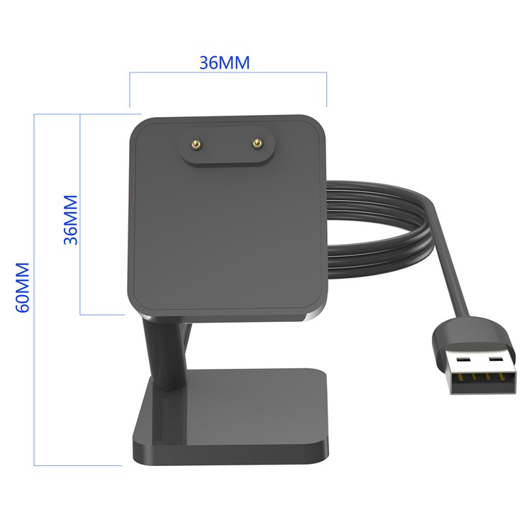 (1m) Samsung Galaxy Fit3 Wireless Charger USB Ladegerät mit integriertem Ladekabel - Schwarz