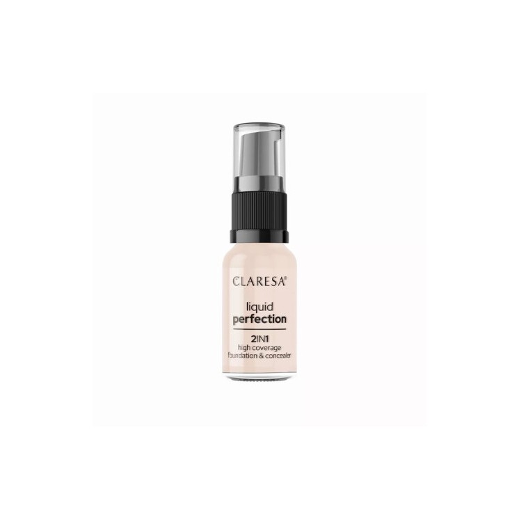Claresa Liquid Perfection 2in1 Concealer - Foundation /101/ Light 18 gr