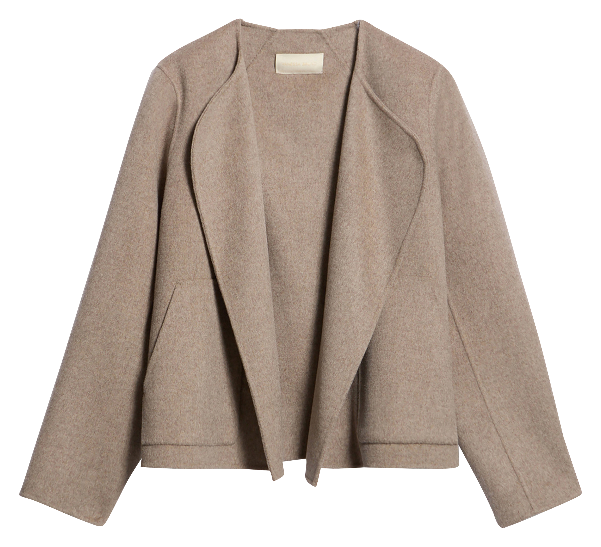 CHANN - Veste en laine double-face | Beige