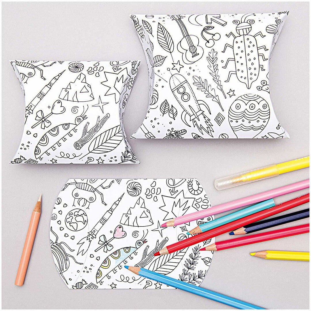 Geschenkdoosjes inkleuren - 6 st