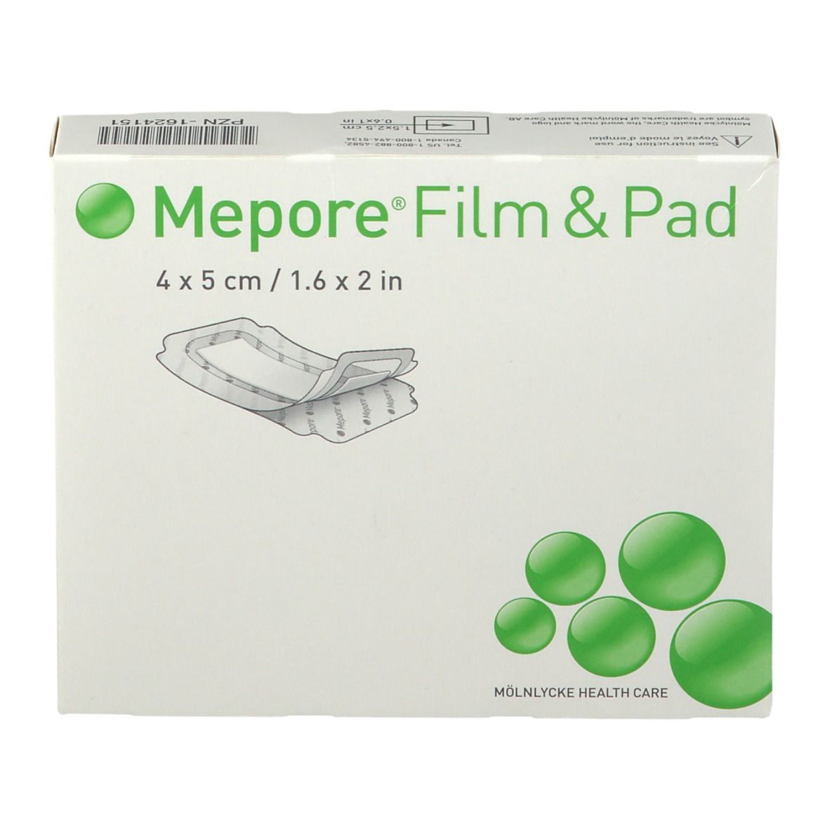 Mepore® Film Pad 4 x 5 cm