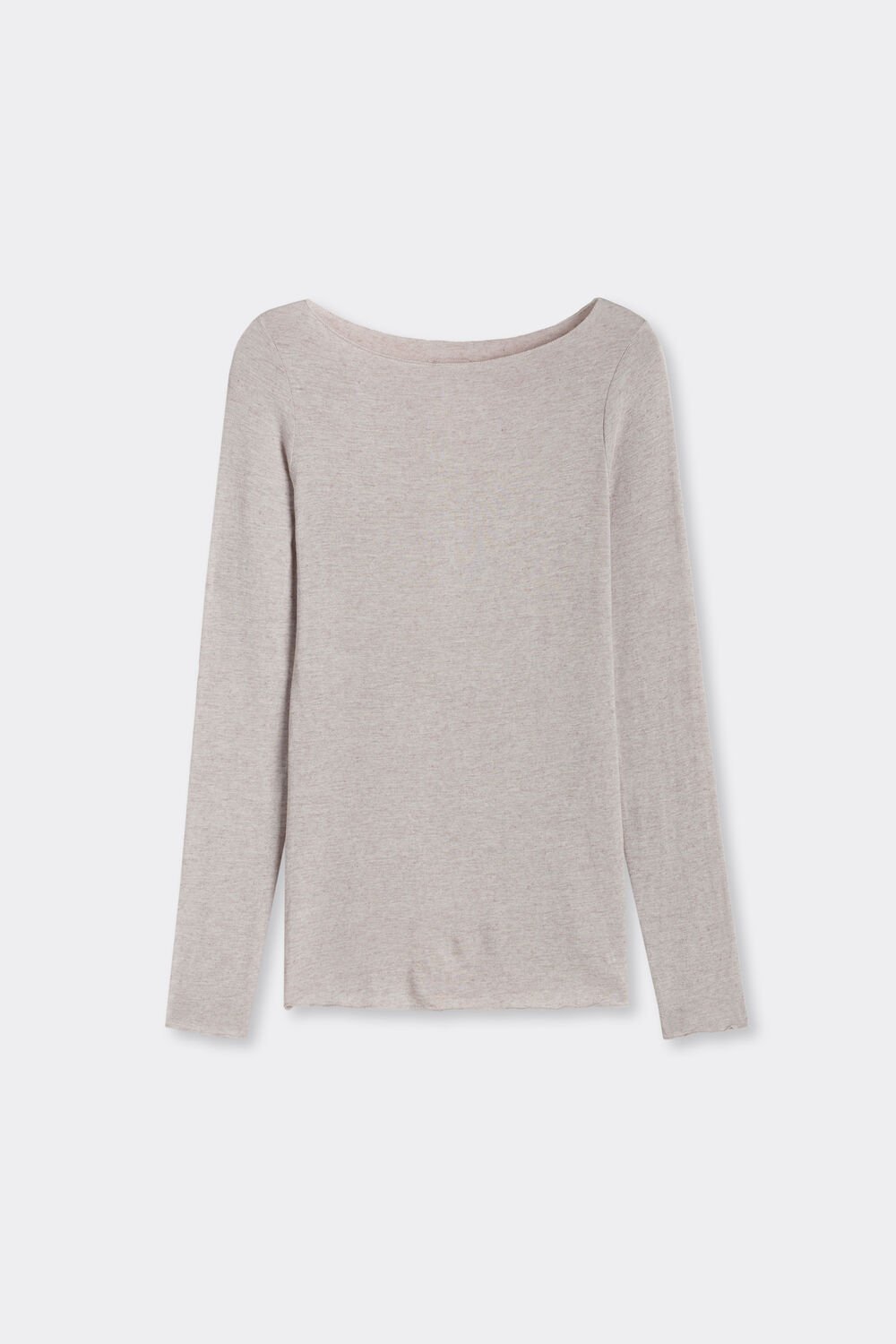 Blusa ultraleve de cashmere com decote canoa