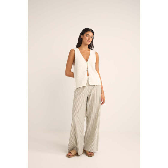 Rhythm Valley Stripe Wide Leg Pant Ivy Damen SU25