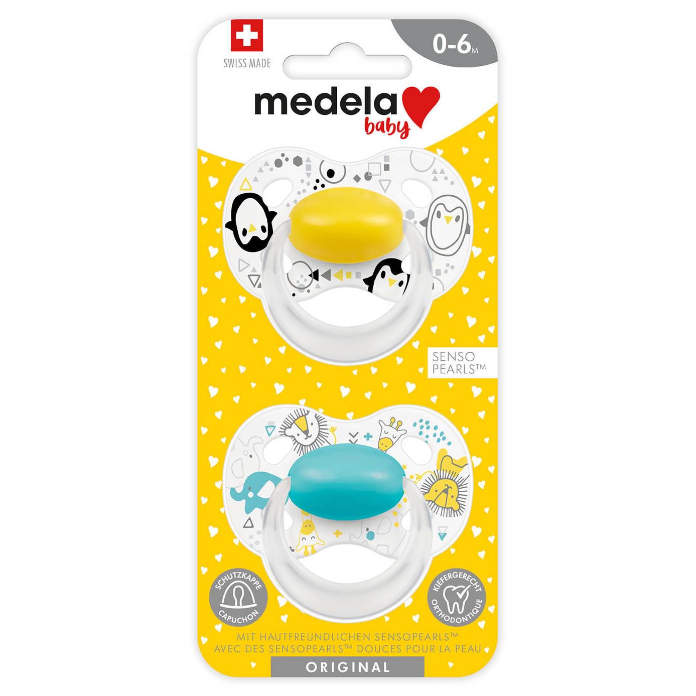 Medela baby Original 0-6 Duo geel