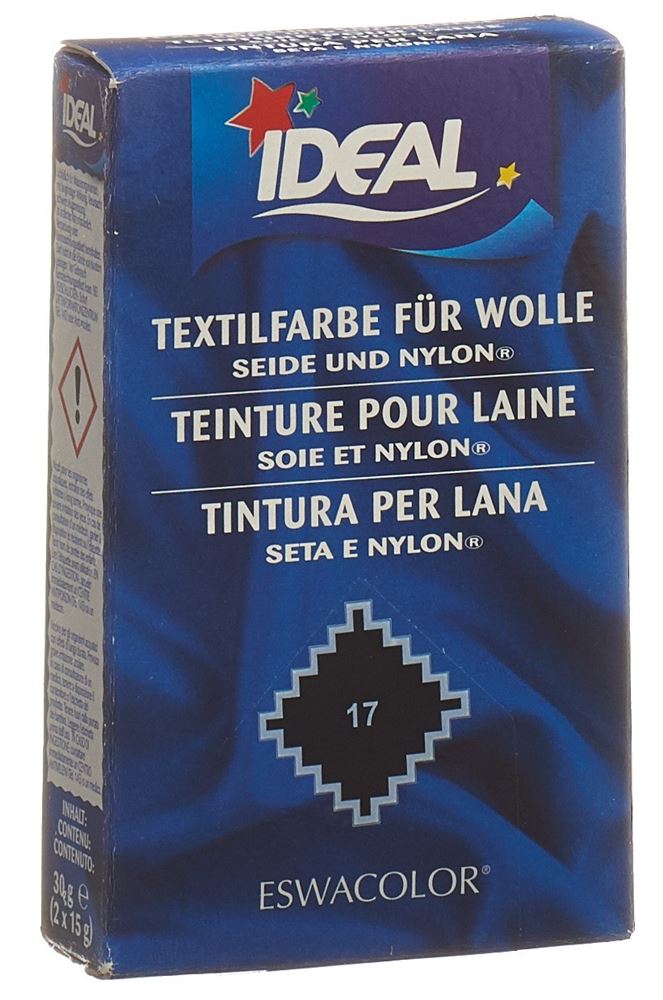 IDEAL Wolle Color Plv No17 schwarz 30 g